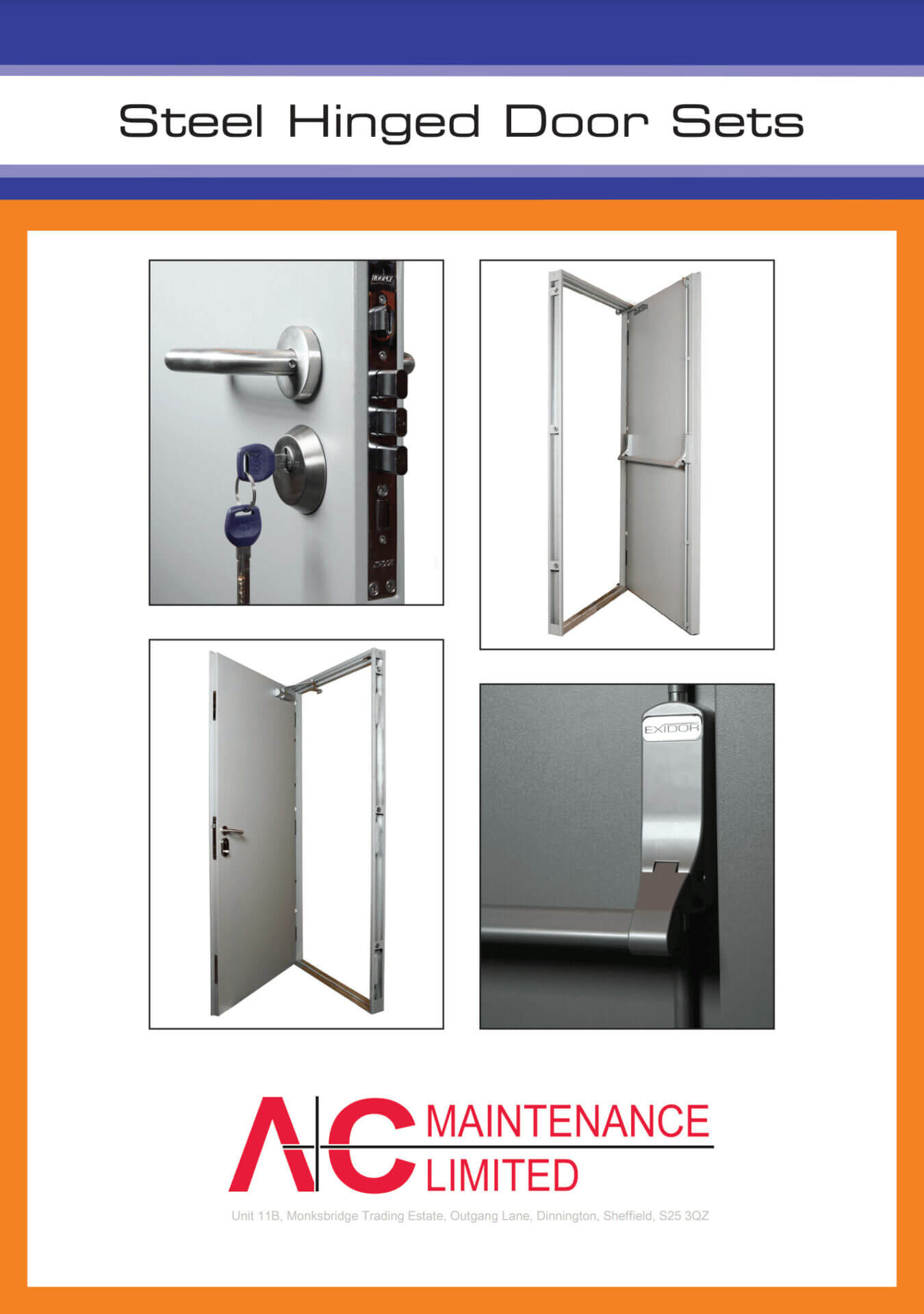 steel hinged doors brochure
