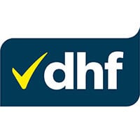dhf logo for ultimate fire security